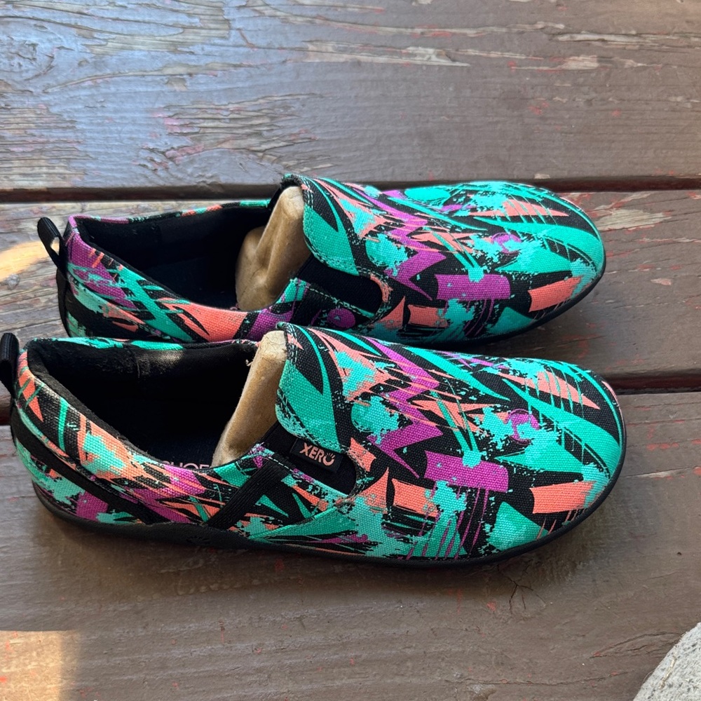 Women’s  Shoes - Multicolor Slip-On Sneakers